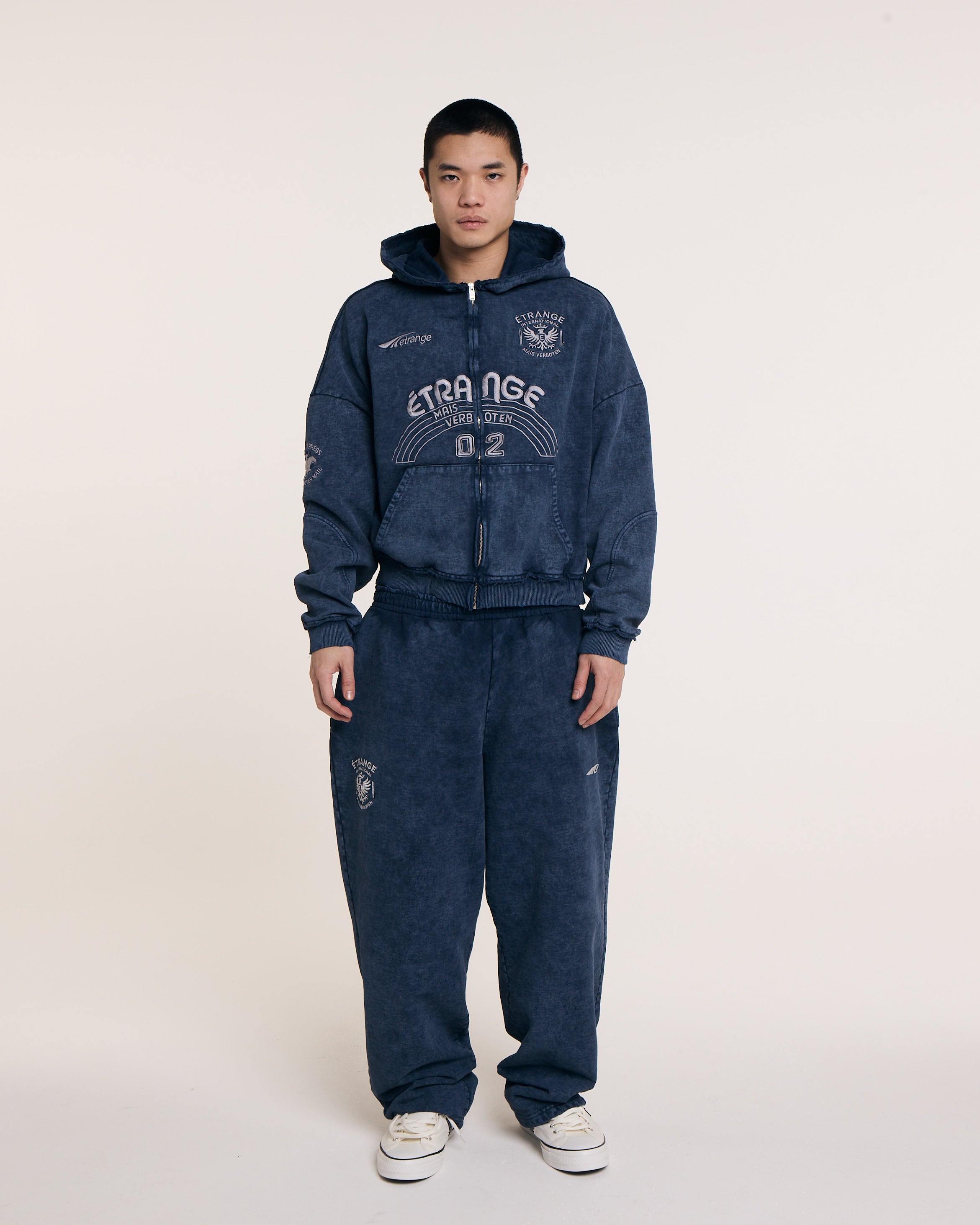 Blue Indigo Sweatpants 001